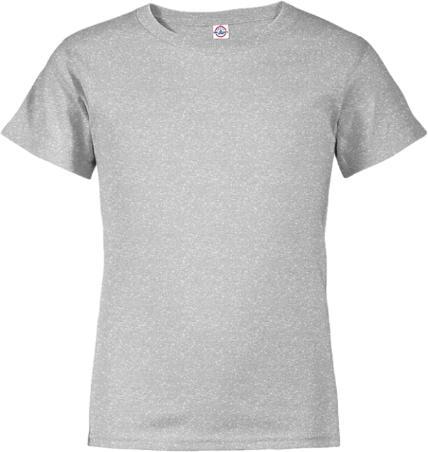 11736 H08 Y-SHORT SLEEVE TEE ATHLETIC HEATHER