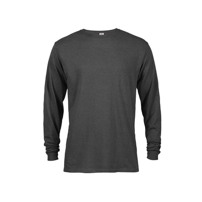 61748 LONG SLEEVE TEE CHARCOAL HEATHER