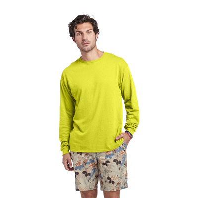 61748 LONG SLEEVE TEE SAFETY GREEN